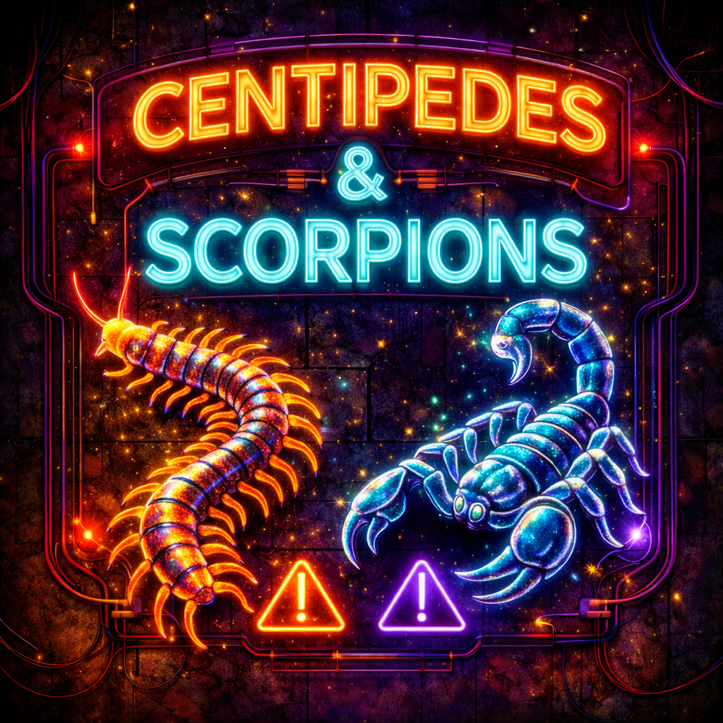 Centipedes and scorpions